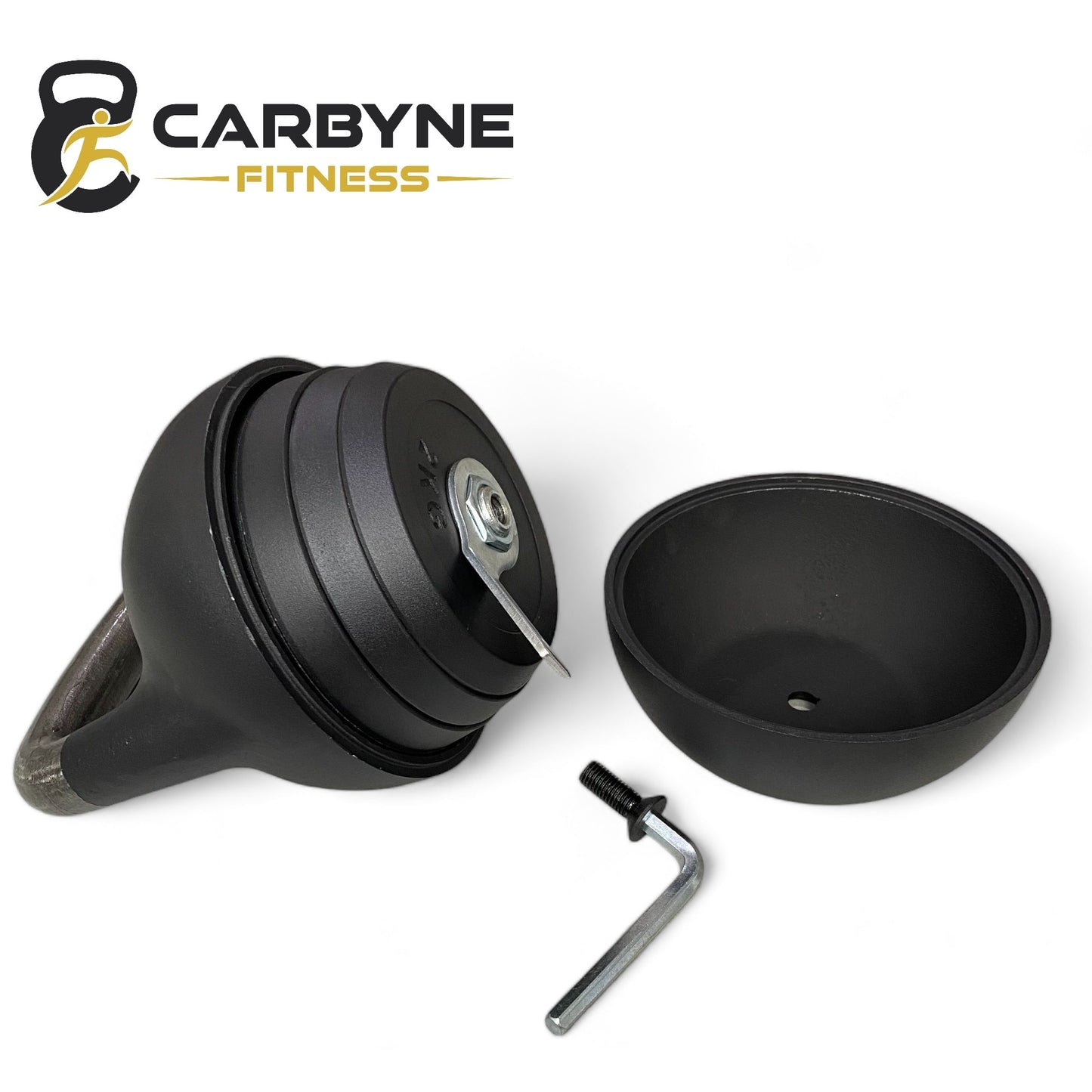 CARBYNE 32KG Adjustable Competition Kettlebell opened