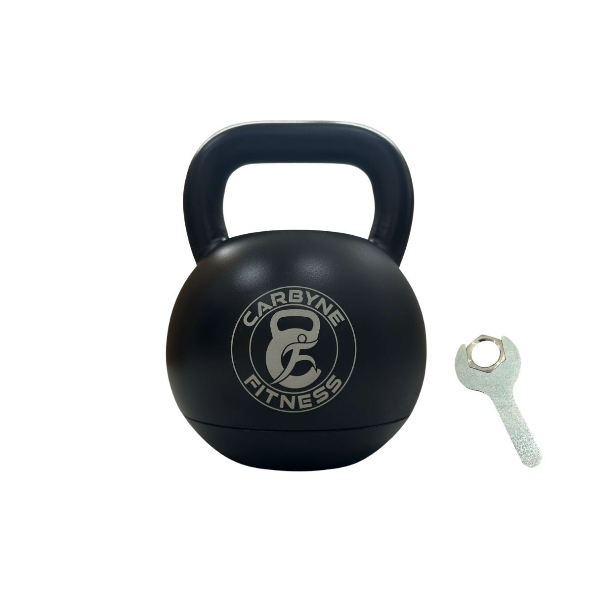 CARBYNE 32KG Black Adjustable Kettlebell (1kg increments, from 12kg to 32kg)