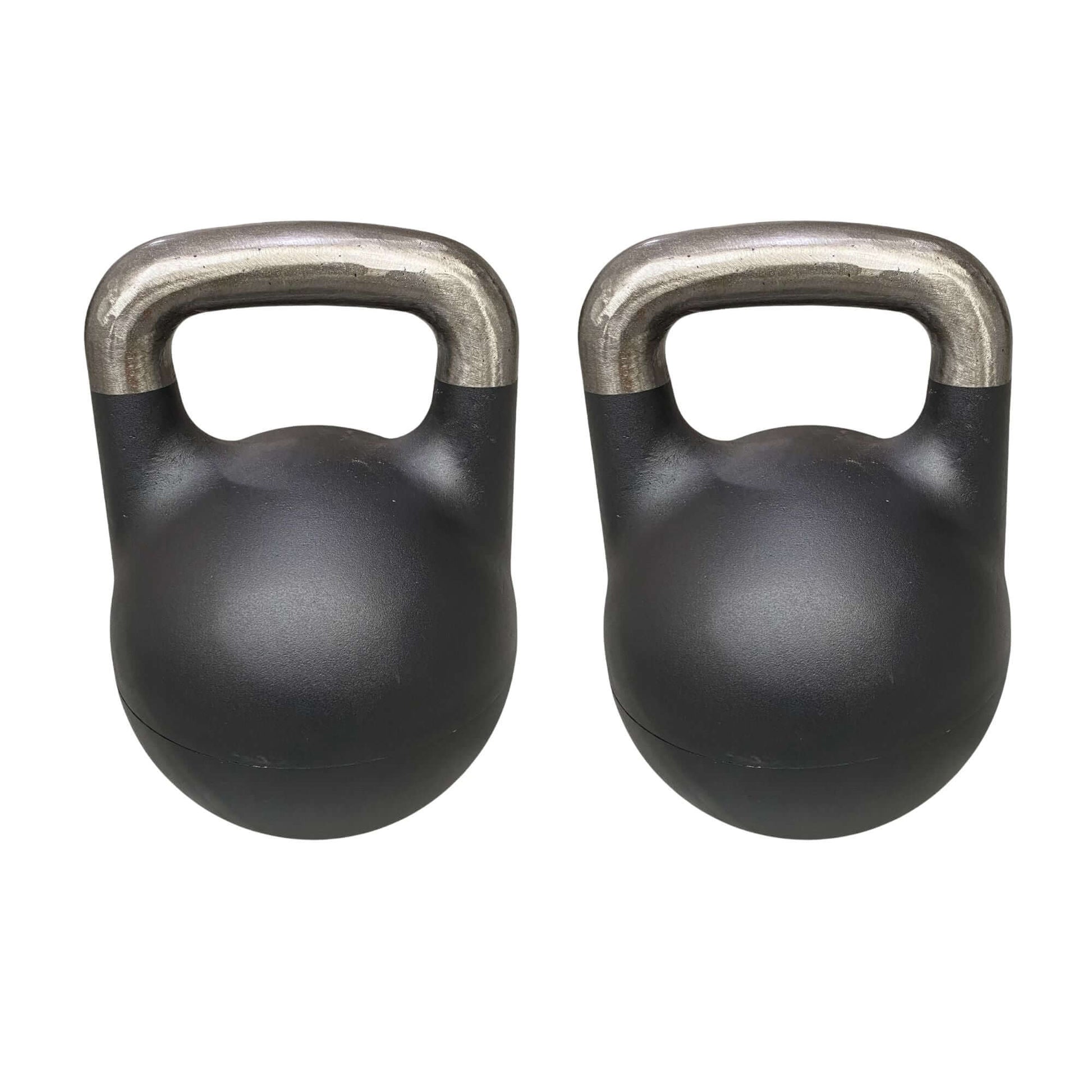 Adjustable competition kettlebells with sturdy design for gym equipment and workouts.