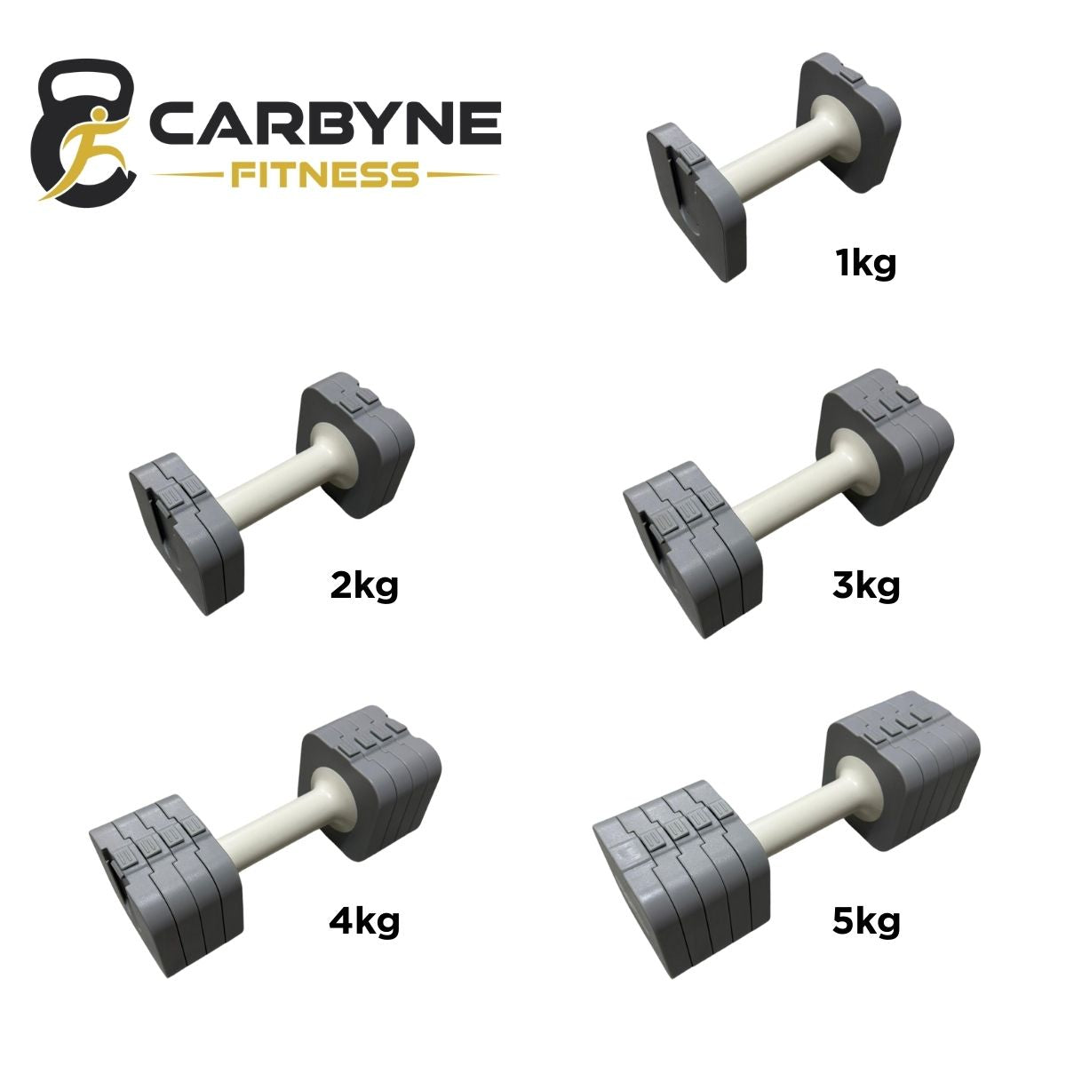 CARBYNE Mini Adjustable Dumbbell