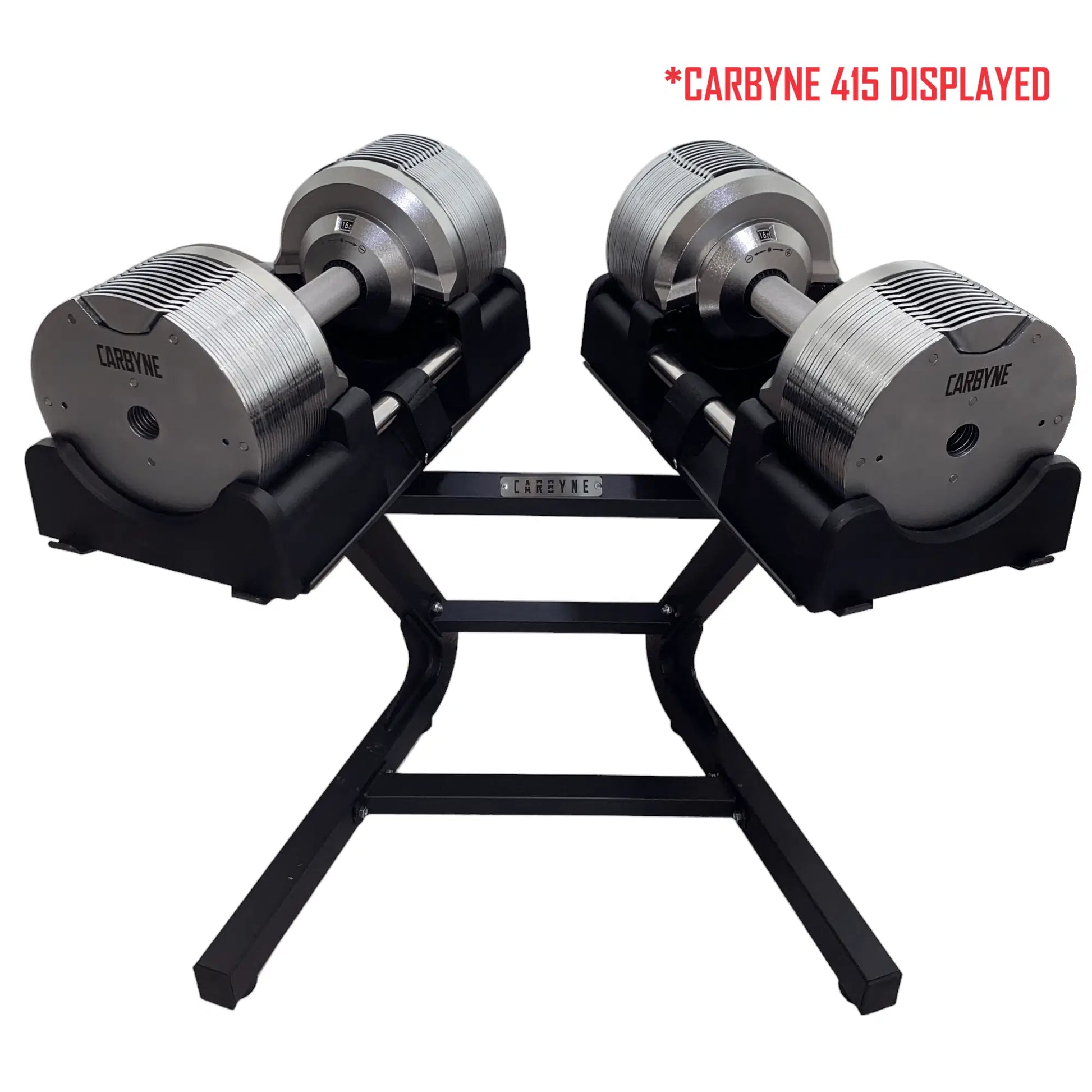 Carbyne 415 adjustable dumbbells rack b