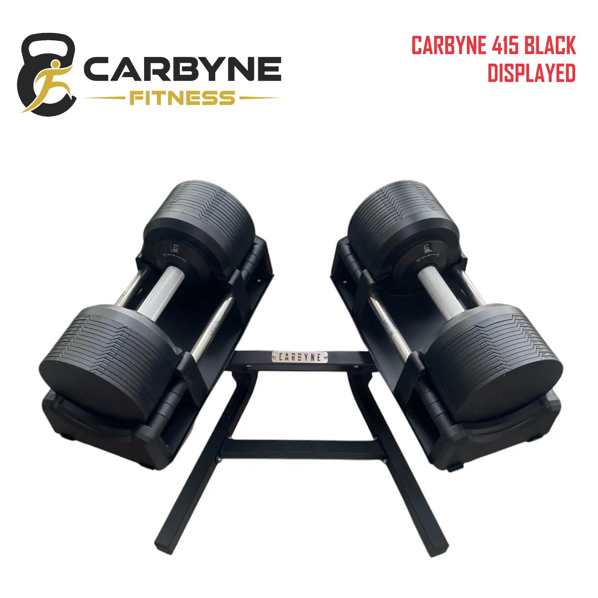 carbyne black adjustable dumbell set 1