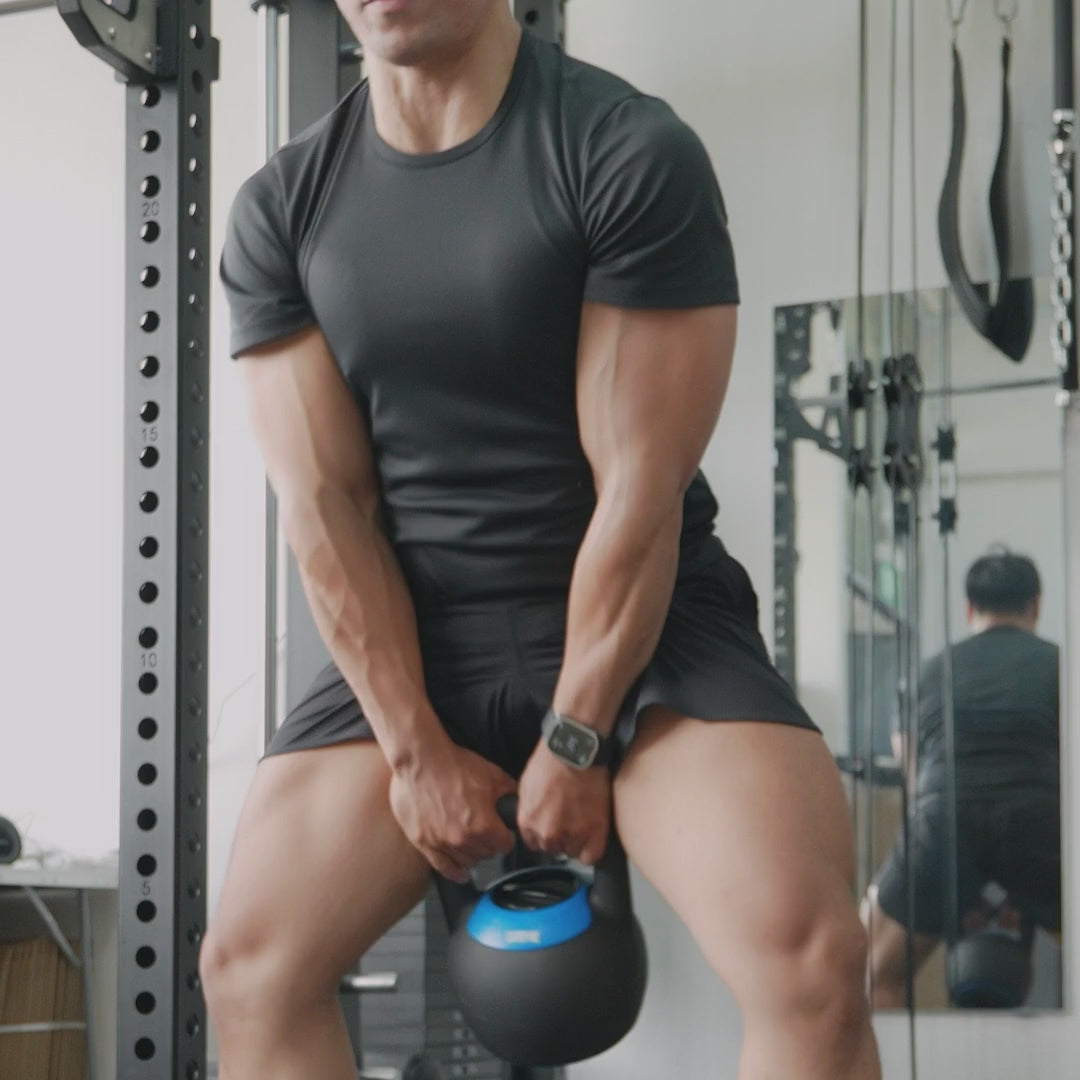 CARBYNE 16KG 24KG quick adjustable kettlebell product demonstration and weight adjustment video